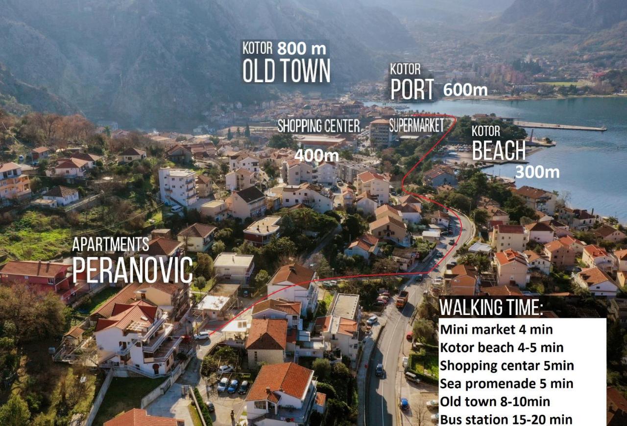 Apartments Peranovic Kotor Exteriör bild